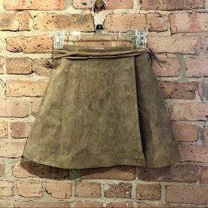ASOS Suede Mini Skirt